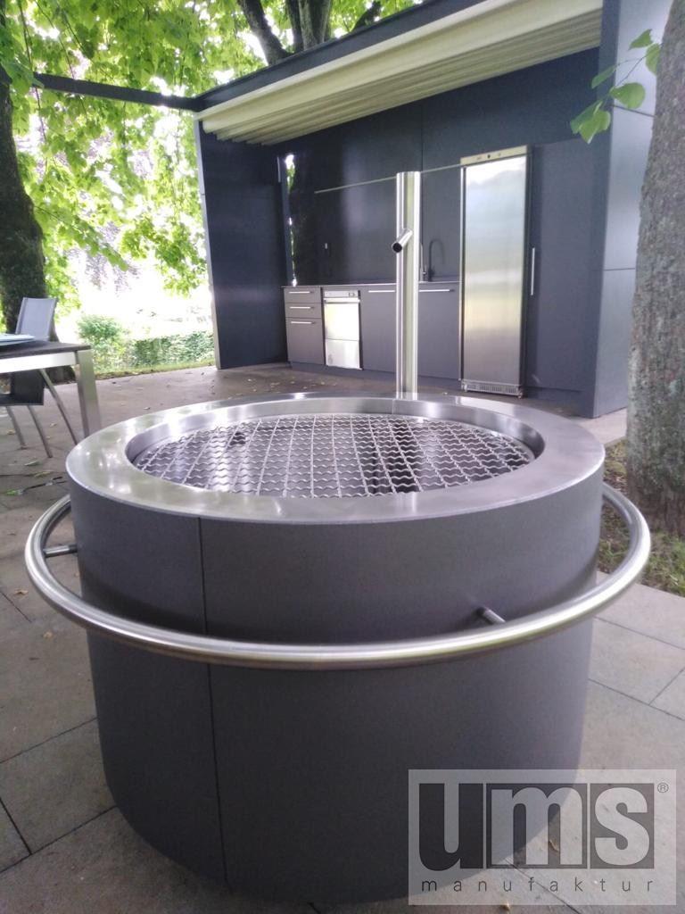 Brunnen 1077 Rund Aus Cortenstahl Fur Jeden Schonen Garten