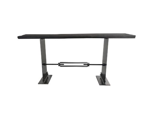 Tischplatte aus Eiche geköhlt